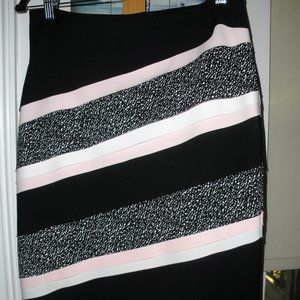 White House Black Market midi length straight skirt